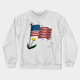 American Dandelion. Crewneck Sweatshirt